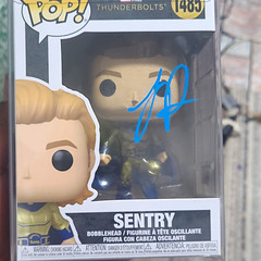 Funko Pop! Marvel Studios Thunderbolts* Sentry #1485 Signed Lewis Pullman BAS