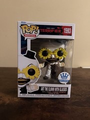 Funko Pop! Terrifier – Art the Clown with Glasses #1593 – Funko Exclusive