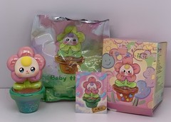 Baby Three Here’s A Small Flower Bean Glossy Pink Flower Bb3 Flowerpot Bean New