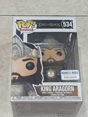The Lord of the Rings: KING ARAGORN (534) Funko POP, Barnes & Noble Exclusive
