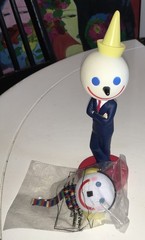 2003 Jack In The Box Standing Figure & NEW Jack In The Box Antenna Ball