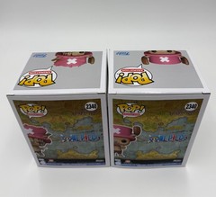 FUNKO POP! ONE PIECE TONY TONY CHOPPER #2340 COMMON & CHASE COMBO w/PROTECTORS