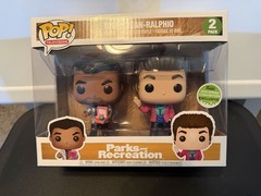 Funko Pop! ECCC 2018 Parks and Recreation Figures Tom and Jean-Ralphio 2 Pack