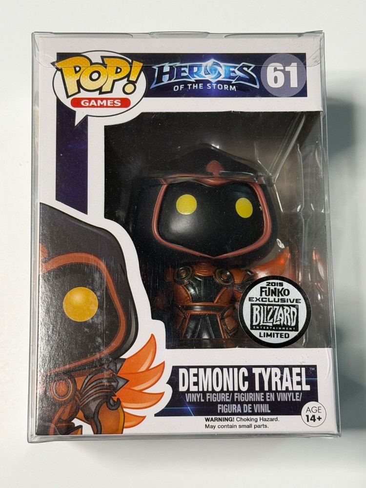Funko Pop! Games Heroes of the Storm Demonic Tyrael Blizzard LE #61 w/Protector