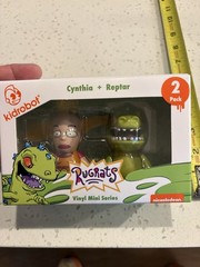 Kidrobot Rugrats Vinyl Figures Cynthia & Reptar 2 Pack Set Free Ship in USA