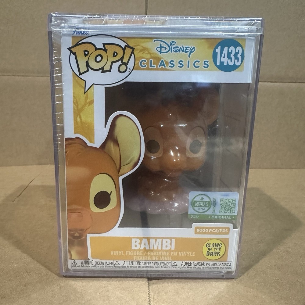 Funko Pop! Disney Classics Bambi 1433 GITD – Ultra LE 5000 Pcs SEALED & In Hand