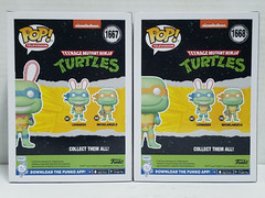LOT OF 2 LEONARDO & MICHELANGELO EASTER Teenage Mutant Ninja Turtles Funko POP!