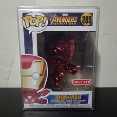 Funko POP! #285 Iron Man – Target Exclusive Disney Marvel Avengers Chrome Red