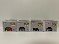 Funko Pop Marvel What if? The Watcher #928 & Zombie Avengers Lot of 4 Ships WW