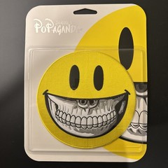 Ron English Yellow Grin Patch (Large 8” New Sealed)