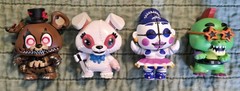 Lot of 4 Five Nights At Freddy’s fnaf mystery minis Vannie Ballora Freddy Gator