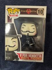 Funko Pop Movies V for Vendetta #10 Vinyl Figure DC Comics Vaulted Retired Rare