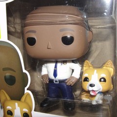 Captain Ray Holt & Cheddar Funko Pop Figure #1626 Brooklyn 9-Nine *Box Scuffs*