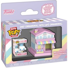 Funko Pop Bitty Town Sanrio Town Chef Cinnamoroll Cafe Collectable Vinyl Figure