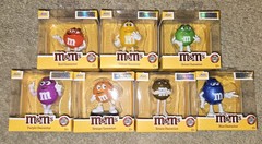 Jada Metalfigs M&M’s 7 Piece Set Orange Yellow Green Red Blue Purple Brown READ