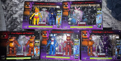 Complete Set of Endo Series Five Nights at Freddy’s Figures (5x LOT) SEALED!!!