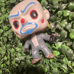 DC Universe Funko collectible Bank Robber Joker Figure The Dark Knight Movies