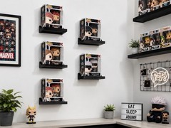 6 Funko Pop Box Wall Mount: Black – Standard Box Size