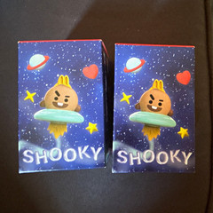 BT21 SHOOKY Blind Box Plastic Figurine Lot 2 w/ Original Opened Boxes