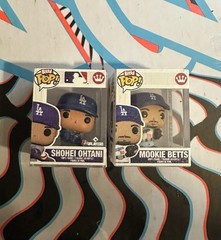 Dodgers Bitty Funko Pop Lot – Shohei Ohtani And Mookie Betts