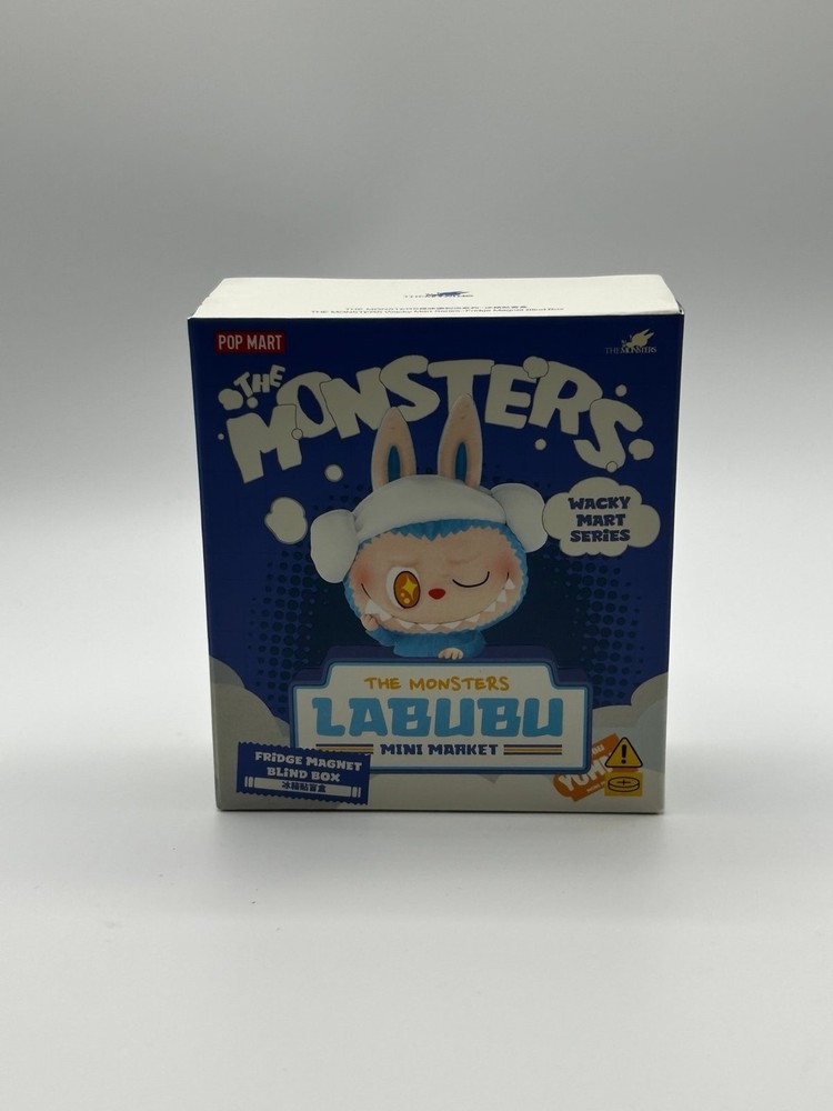 Pop Mart The Monsters labubu wacky mart fridge magnet CANNED SARDINES
