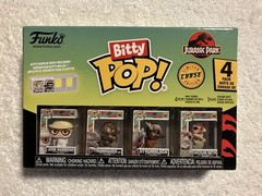 Funko Bitty Pop Jurassic Park Mini 4-Pack w/ Chase Hatchling Raptor Damaged Box