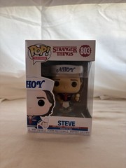 Funko POP! Television Stranger Things Steve Ahoy with Ice Cream Cone Vinyl #803