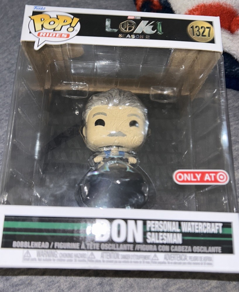 Funko Pop! Rides Deluxe: Marvel Don Personal Watercraft Salesman Target Box Worn