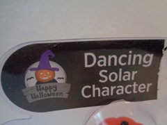 LOT 6 HALLOWEEN SOLAR DANCER SPOOKY WIGGLER JIGGLER BOBBLE HEAD SUN CATCHER NIP