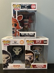 Funko Pop! Games: Mixed Variety LOT OF 3 Vinyl Figures