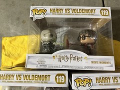 3 Funko Pop! Movie Moments: Harry Potter – Harry vs. Voldemort Figure #119-New