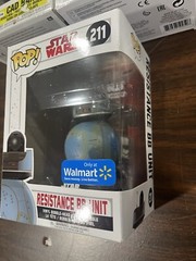 (3)READ Funko Pop Star Wars Lot-Cad Bane 262, Mandalorian/Child 402, BB Unit 211