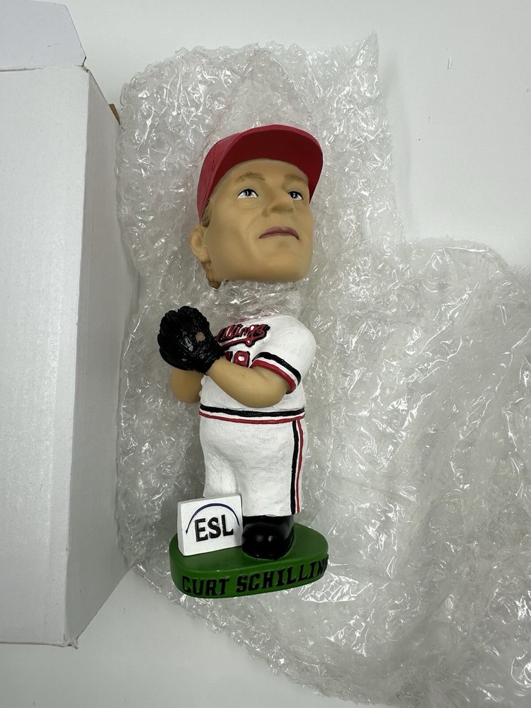 Vintage MiLB CURT SCHILLING Rochester Red Wings Baseball #19 ESL Bobblehead NEW
