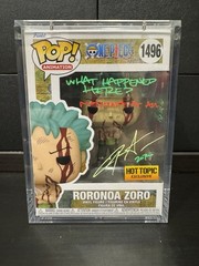 Roronoa Zoro 1496 Hot Topic Exclusive Signed and Quoted JSA Certified Glow Error