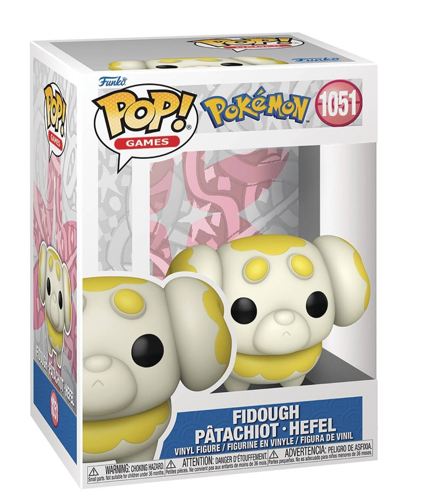 Funko Pop Pokemon Fidough Games 1051 Patachiot Hefel
