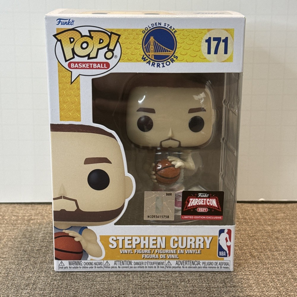 Funko POP Basketball Vinyl Figure: TargetCon 2024 Stephen Curry Figure #171 – C2