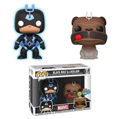 Funko POP! Marvel Marvel Teleporting Lockjaw & Black Bolt Two-Pack Exclusive