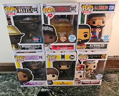 Lot Of 6 Funko Pop Rocks! The Notorious B.I.G. With Fedora 152 Damaged Boxes