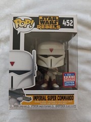 Funko Pop! Star Wars Rebels Super Commando #452 Summer Convention , Vaulted