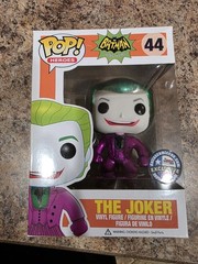 Funko Pop Batman Classic TV Series Joker #44 Dallas Exclusive Box Damaged