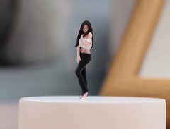1:64 Painted Figure Model Miniature Resin Diorama Toy Sand Pretty Woman Beauty