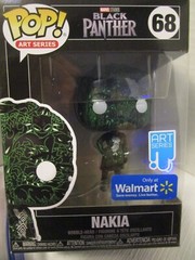 Funko Pop! Art Series – NAKIA – Black Panther – Walmart Exclusive #68 NEW Marvel