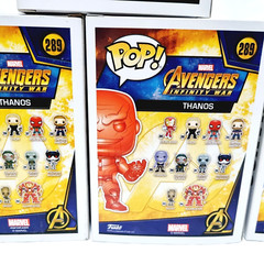 Funko Pop Thanos Avengers Marvel 289 Chrome Orange Purple Red Yellow Blue Green