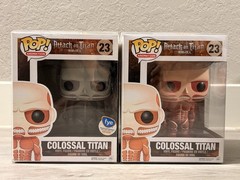 Funko Pop! #23 Attack On Titan Colossal Titans/FYE Excl Vaulted Lot of 2 NIB HTF
