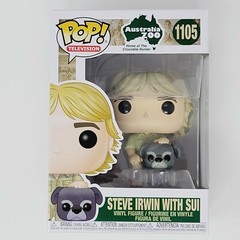Funko Pop #1105 – Steve Irwin w/Sui Crocodile Hunter Vinyl Figure