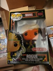 Funko POP Marvel X-Men Classic Rogue 800 Blacklight Target Exclusive black light