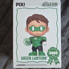 Thrilljoy PIX! Green Lantern Vinyl Sealed Figure Green/Black/White Chase LE 8888