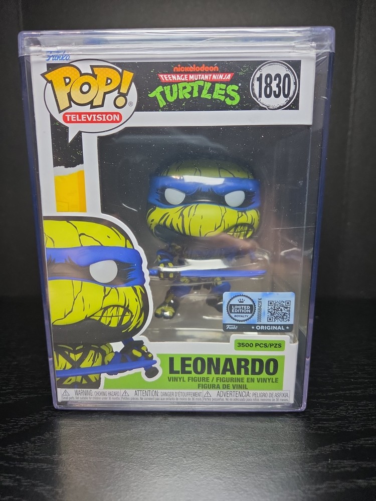 Funko Shop Exc Pop Limited Edition TMNT Deco Leonardo w/Hard Case 3500 Pc $59.99