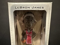 LEBRON JAMES Playmakers 2003 Limited Edition Bobblehead Cavaliers Red Jersey NEW