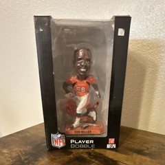 NFL Von Miller Bobblehead Collectible Figure Football Sports Broncos Player